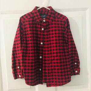 The Childrens Place Buffalo Plaid Button Up